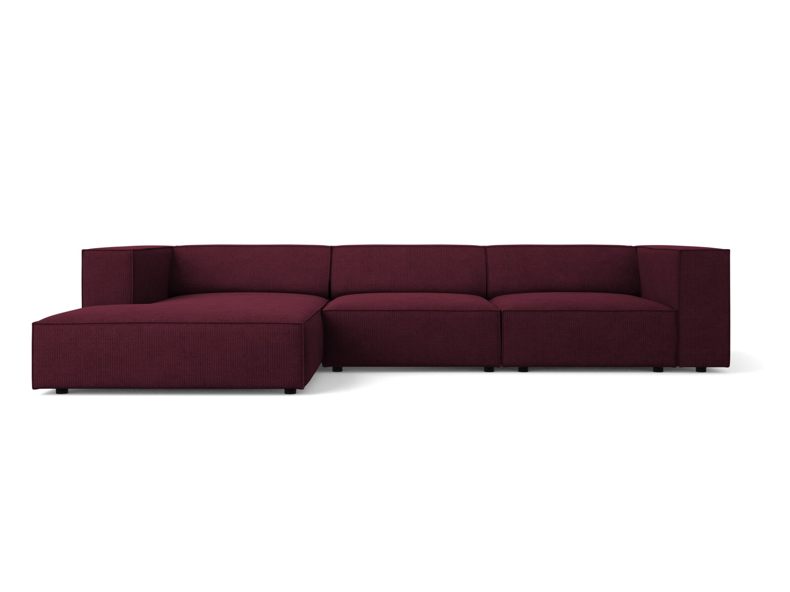 Arendal Ecksofa links 4 Sitzer in Ruby präsentiert im Onlineshop von KAQTU Design AG. Ecksofa links ist von Cosmopolitan Design