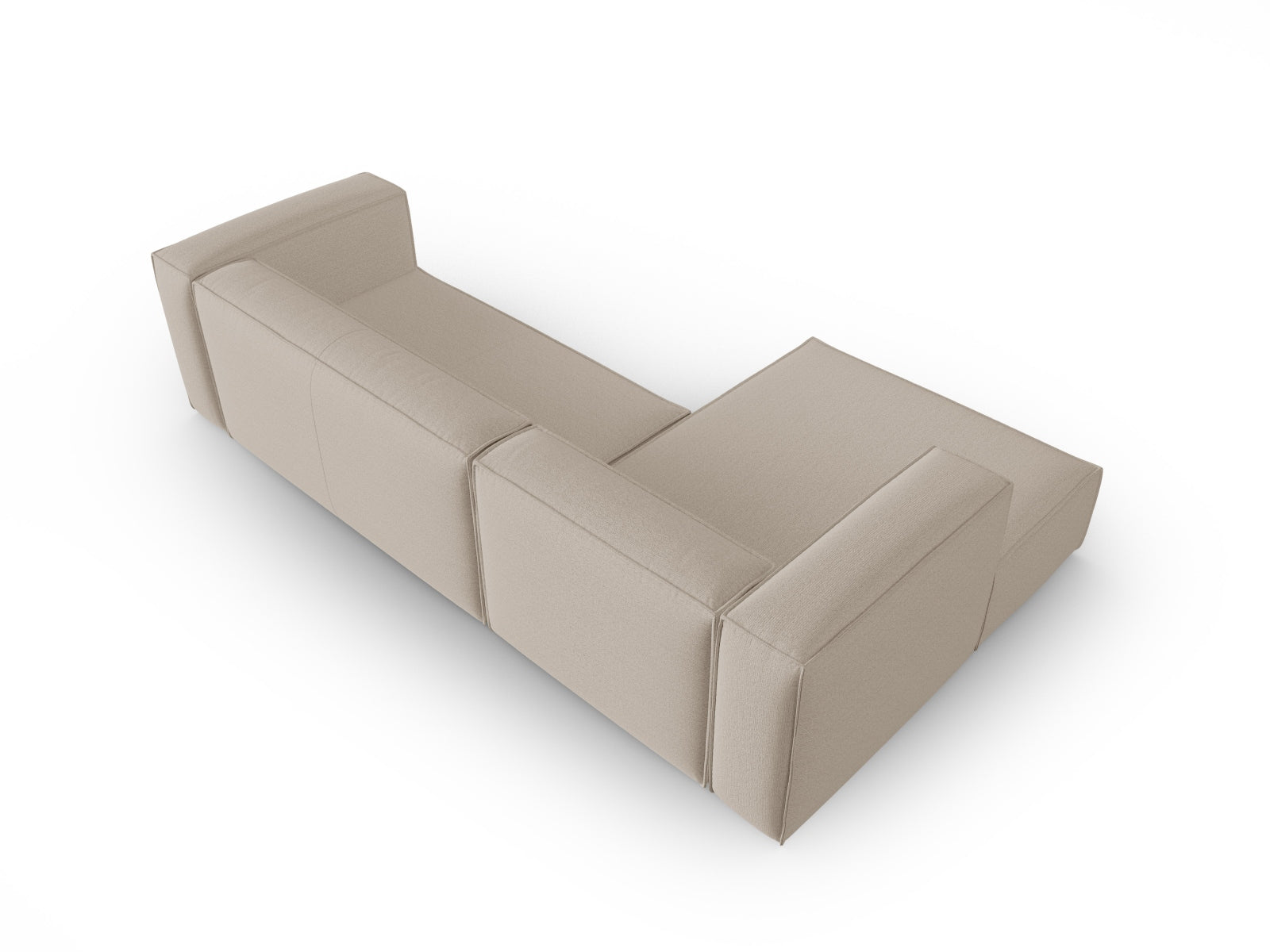 Erleben Sie das Mackay Ecksofa links 4 Sitzer von Cosmopolitan Design: elegantes Design, hervorragender Komfort und flexible Gestaltungsmöglichkeiten für Ihr Wohnambiente.