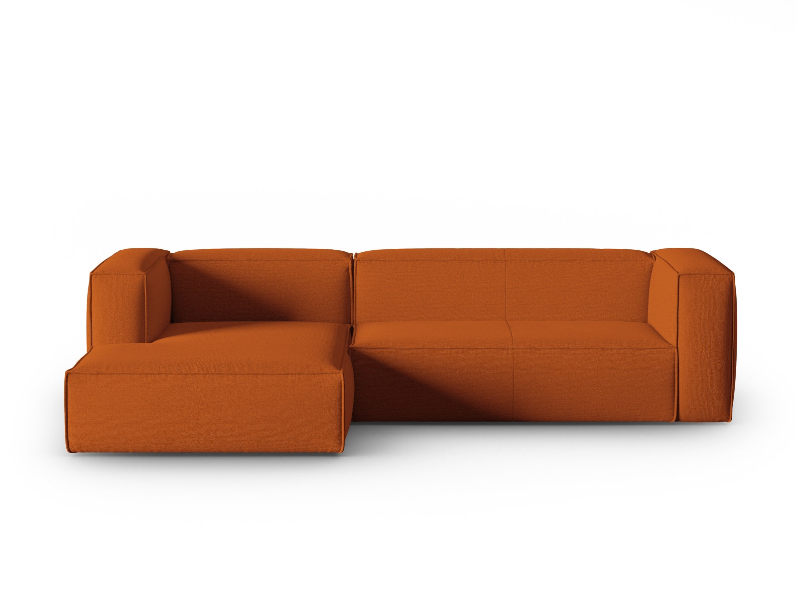 Mackay Ecksofa links 4 Sitzer in Terracotta präsentiert im Onlineshop von KAQTU Design AG. Ecksofa links ist von Cosmopolitan Design