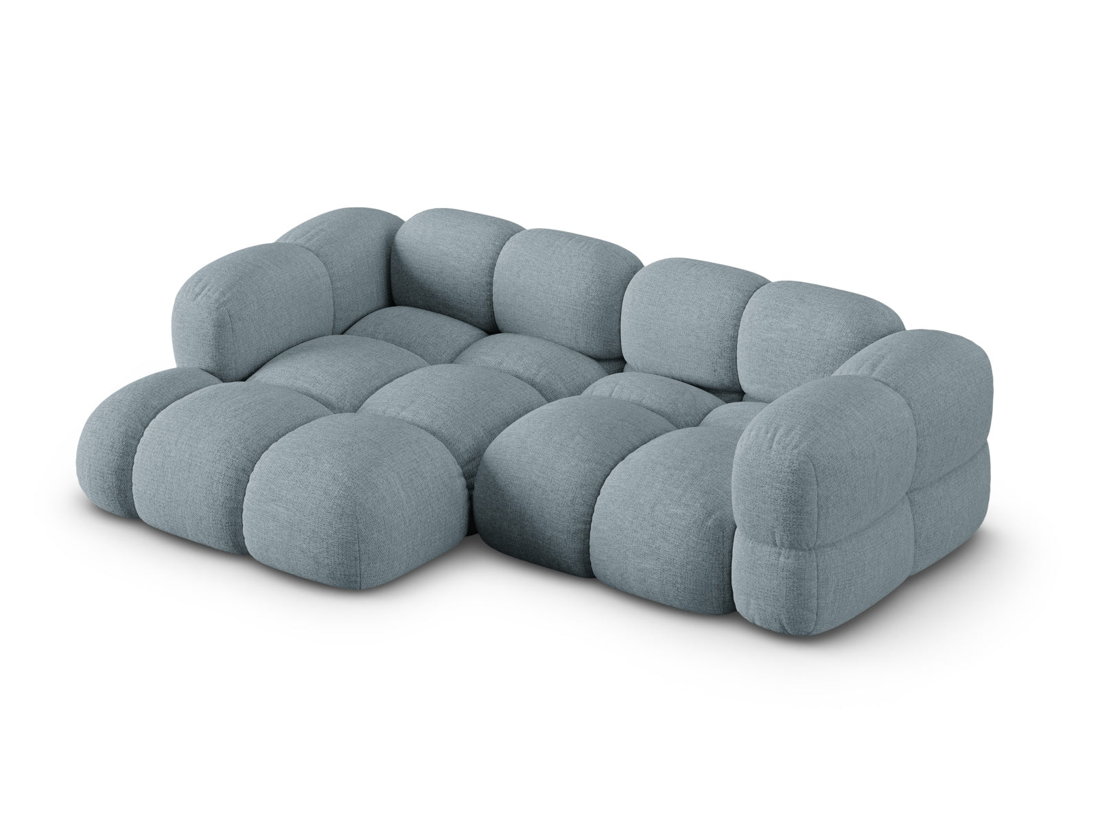Erleben Sie das Loretto Ecksofa links 3 Sitzer 147cm von Cosmopolitan Design – ein modernes, komfortables Sofa, perfekt für Ihr Zuhause.