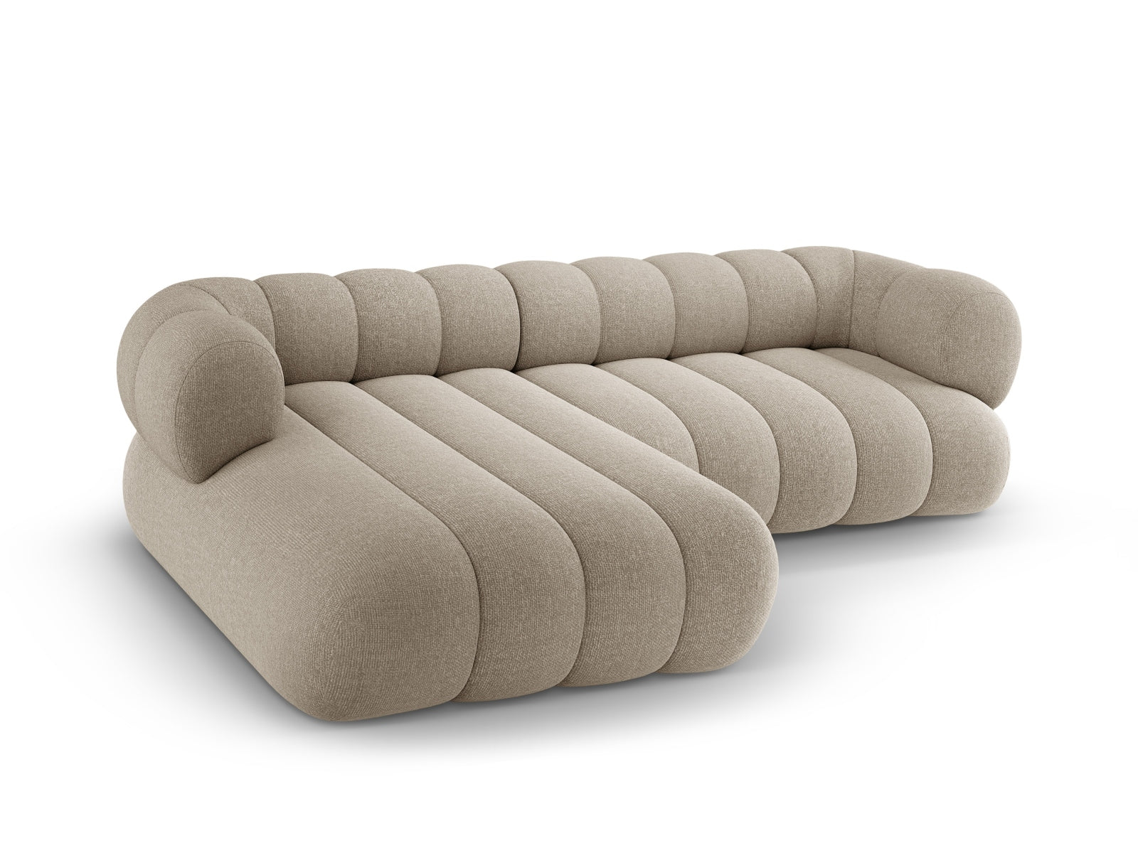Modernes Koge Ecksofa links, 5-Sitzer mit 165 cm, ideal für gemütliche Wohnzimmer. Stilvolles Design und erstklassige Verarbeitung.