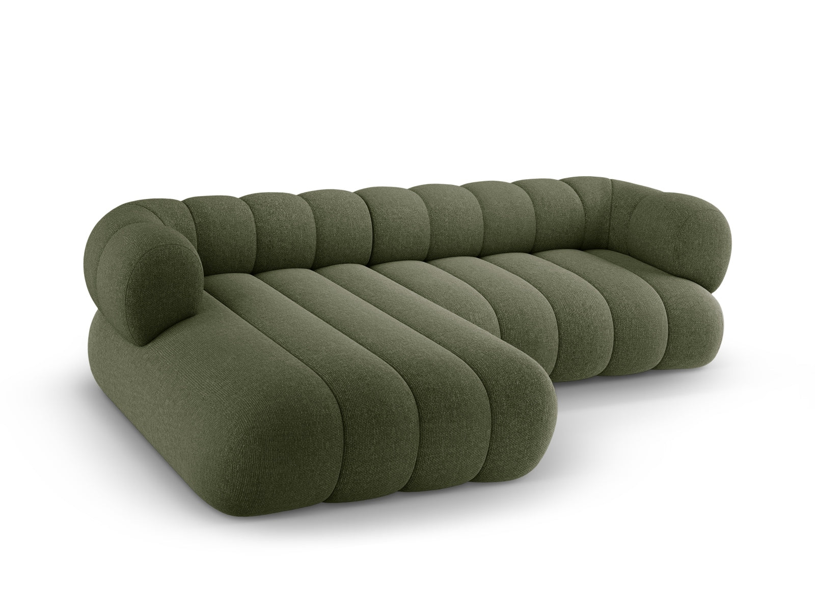 Stylisches Koge Ecksofa links, 5-Sitzer mit 165 cm, perfekt für entspannte Abende. Hochwertige Materialien und modernes Design vereinen Komfort und Stil.