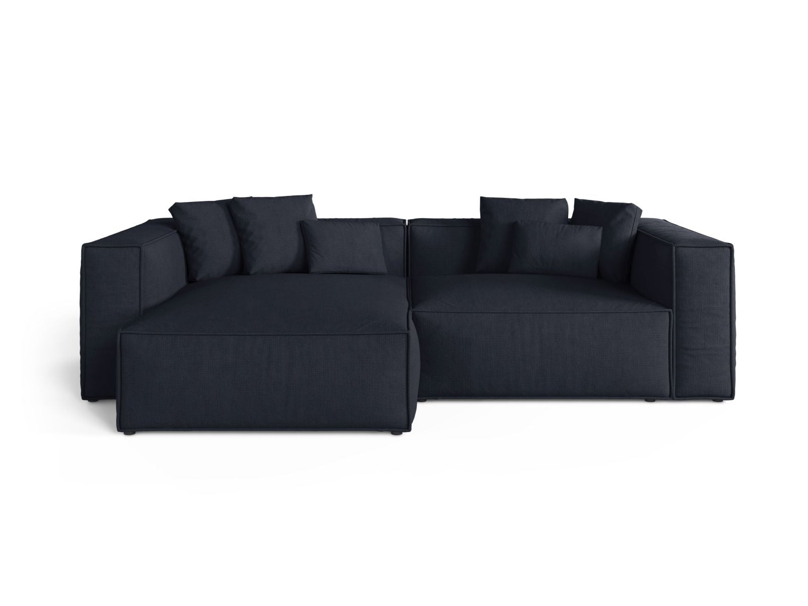 3-Sitzer Ecksofa links Aveiro in Navy Blue-Liberty präsentiert im Onlineshop von KAQTU Design AG. Ecksofa links ist von Cosmopolitan Design