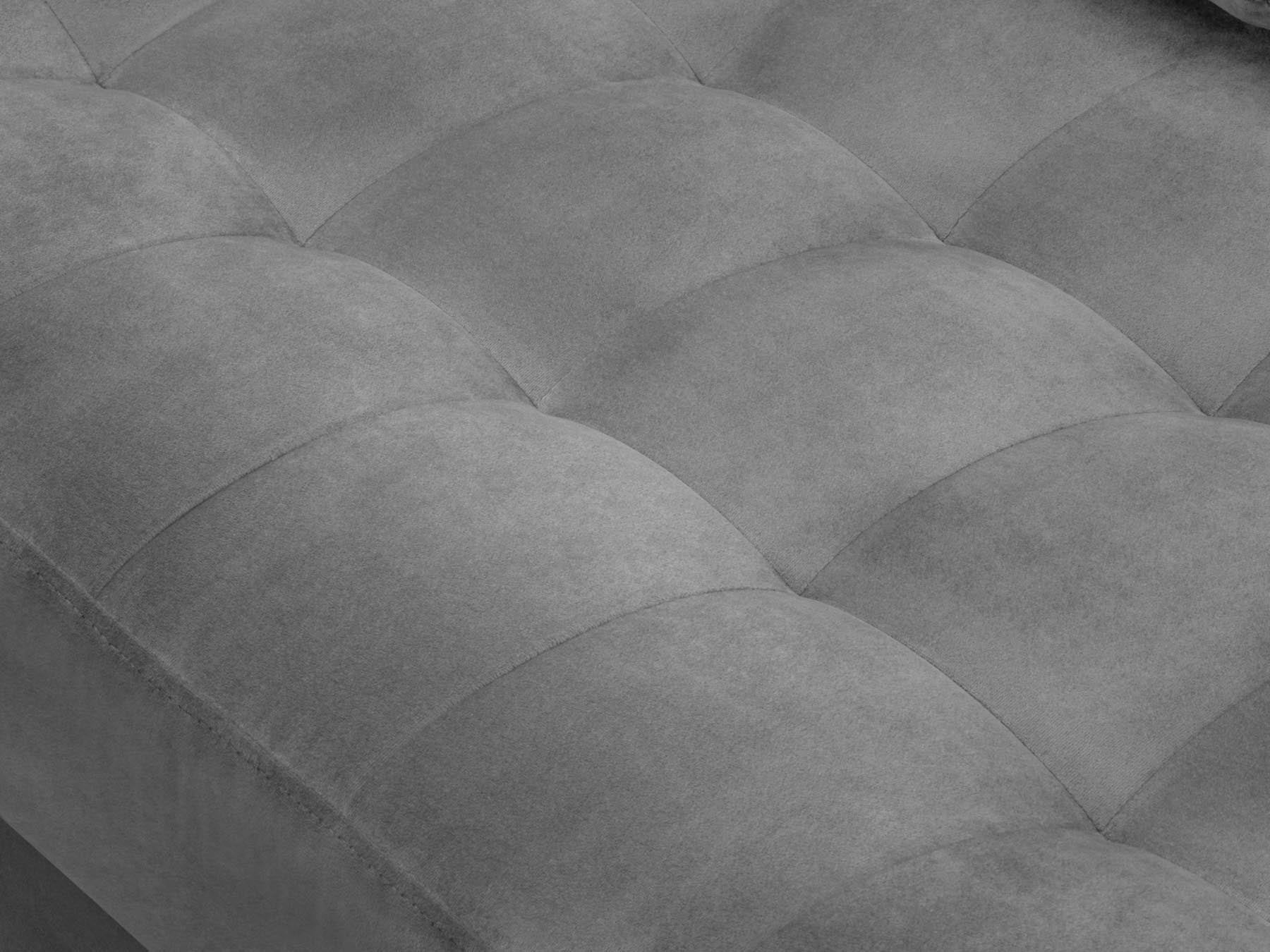 Elegantes 4-Sitzer Ecksofa links Aspen in zeitgemäßem Grau, ideal für gemütliche und moderne Wohnräume von Cosmopolitan Design.