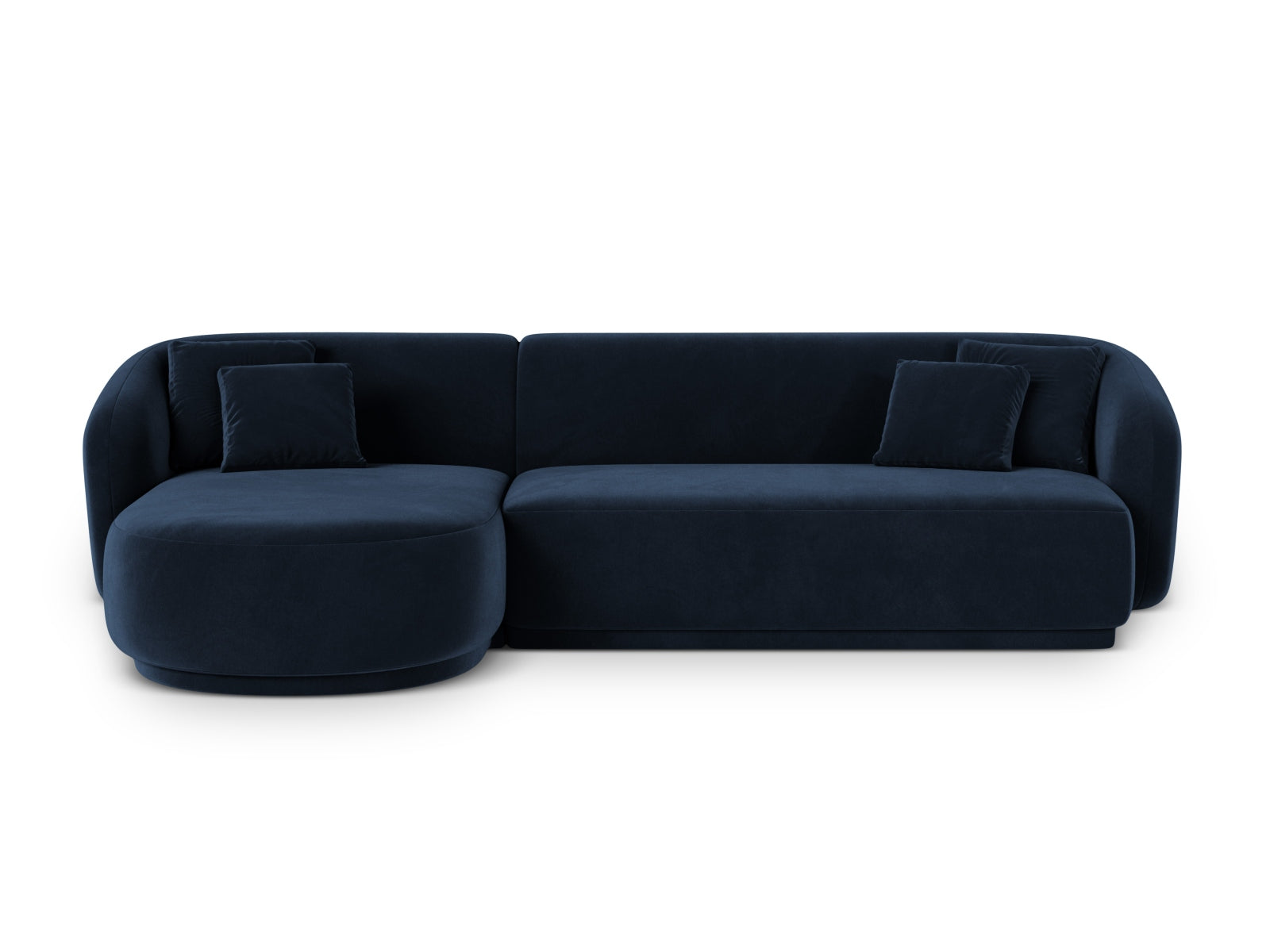 4-Sitzer Ecksofa links Gomera in Royal Blue-Salvador präsentiert im Onlineshop von KAQTU Design AG. Ecksofa links ist von Cosmopolitan Design