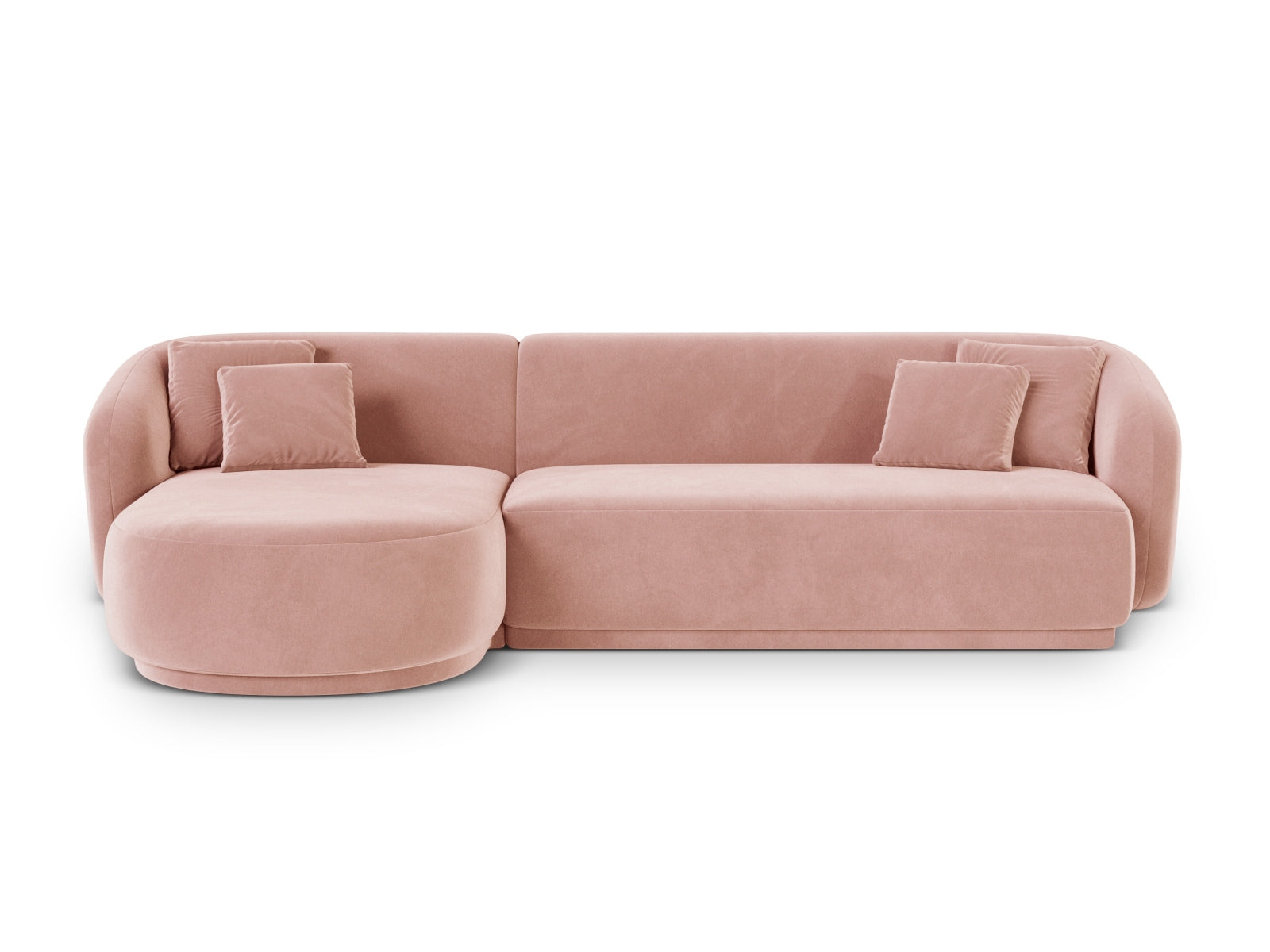 4-Sitzer Ecksofa links Gomera in Pink-Salvador präsentiert im Onlineshop von KAQTU Design AG. Ecksofa links ist von Cosmopolitan Design