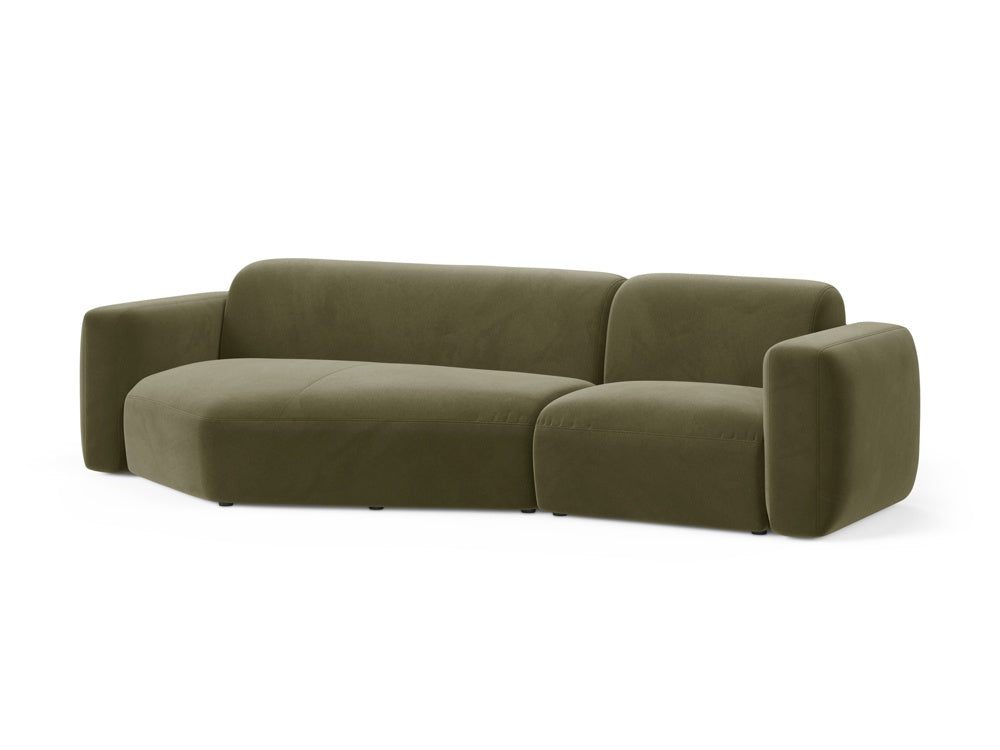Entdecken Sie das Strino Velour Modular Ecksofa links von Cosmopolitan Design – stilvoll, flexibel und perfekt für moderne Wohnräume. Ein Must-Have!