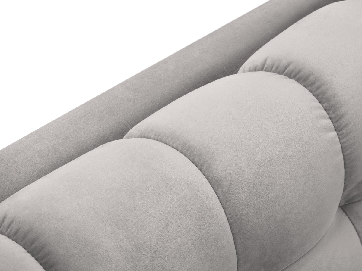 5-Sitzer Ecksofa links Bali in Silver-Bluvel präsentiert im Onlineshop von KAQTU Design AG. Ecksofa links ist von Cosmopolitan Design
