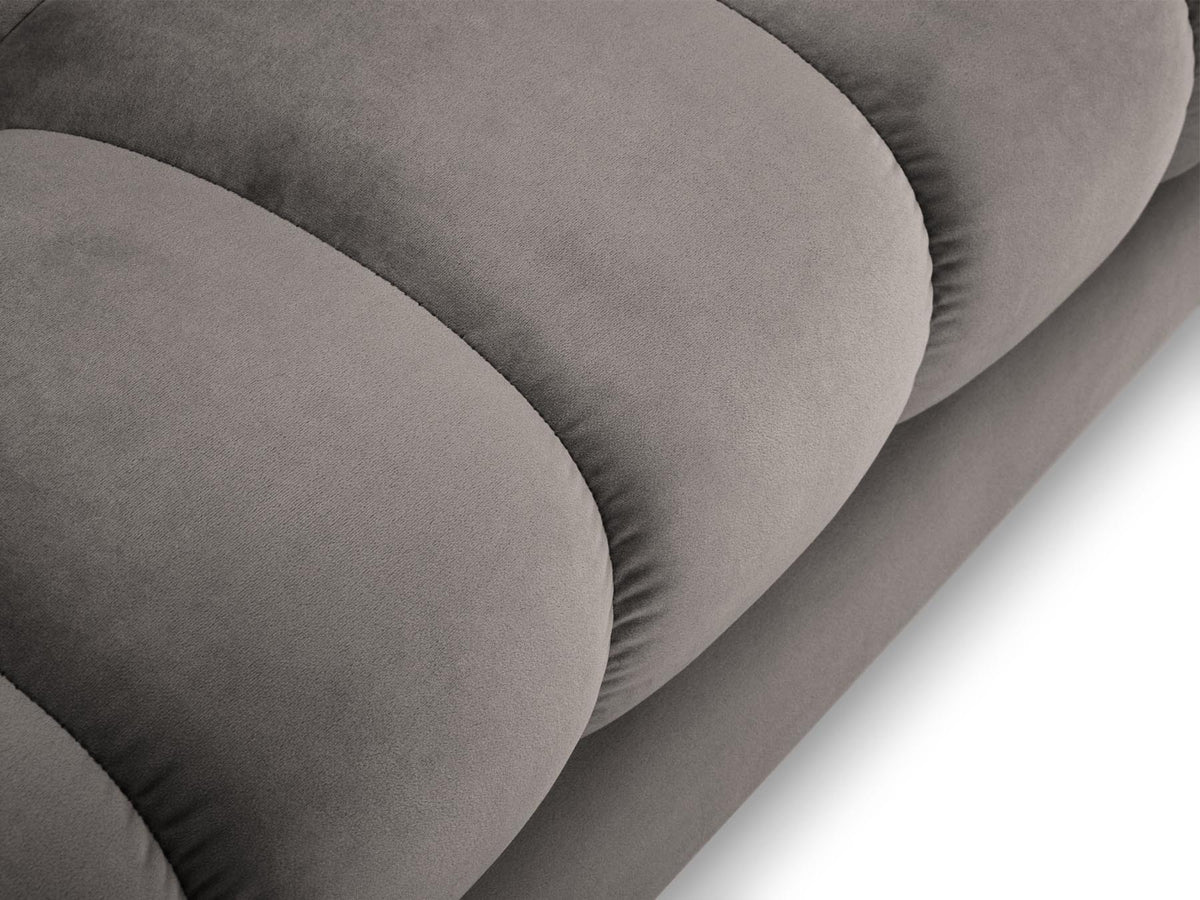 5-Sitzer Ecksofa links Bali in Light Grey-Bluvel präsentiert im Onlineshop von KAQTU Design AG. Ecksofa links ist von Cosmopolitan Design