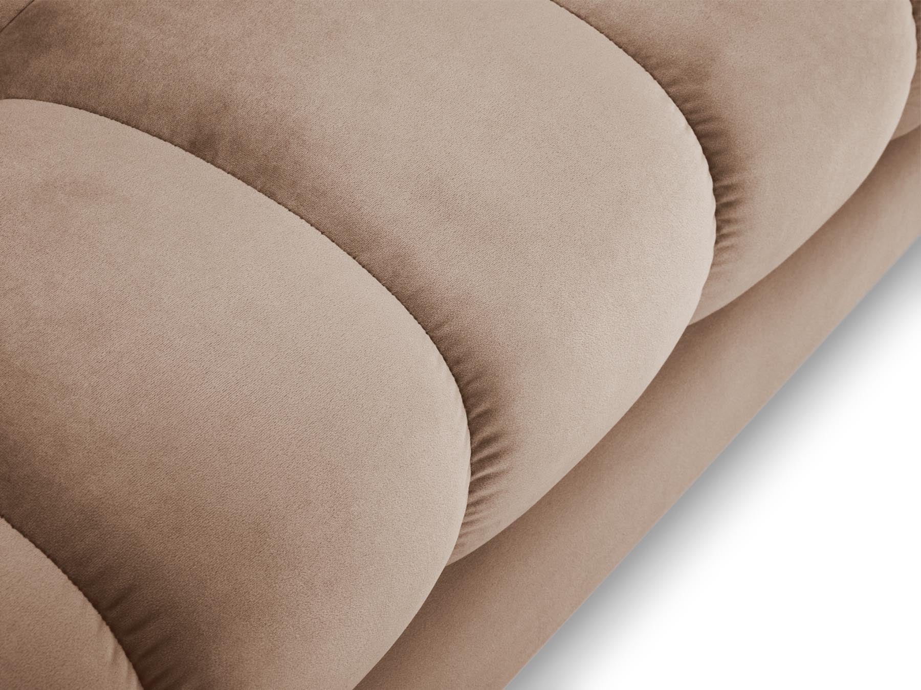 Elegantes 5-Sitzer Ecksofa links Bali in warmen Beigetönen, ideal für gemütliche Stunden und moderne Wohnkonzepte.