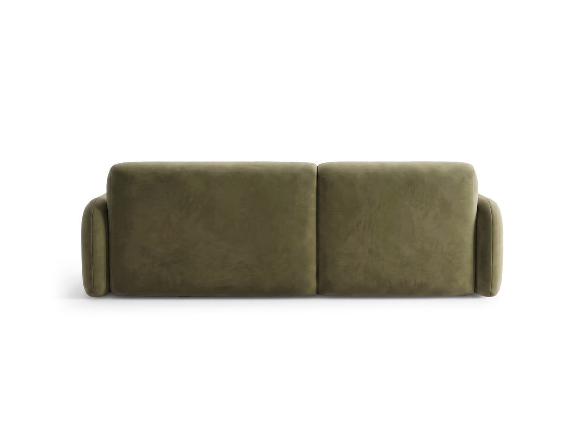 Ecksofa links Malmo von Cosmopolitan Design mit Bluvel-Bezug und flachen schwarzen Beinen
