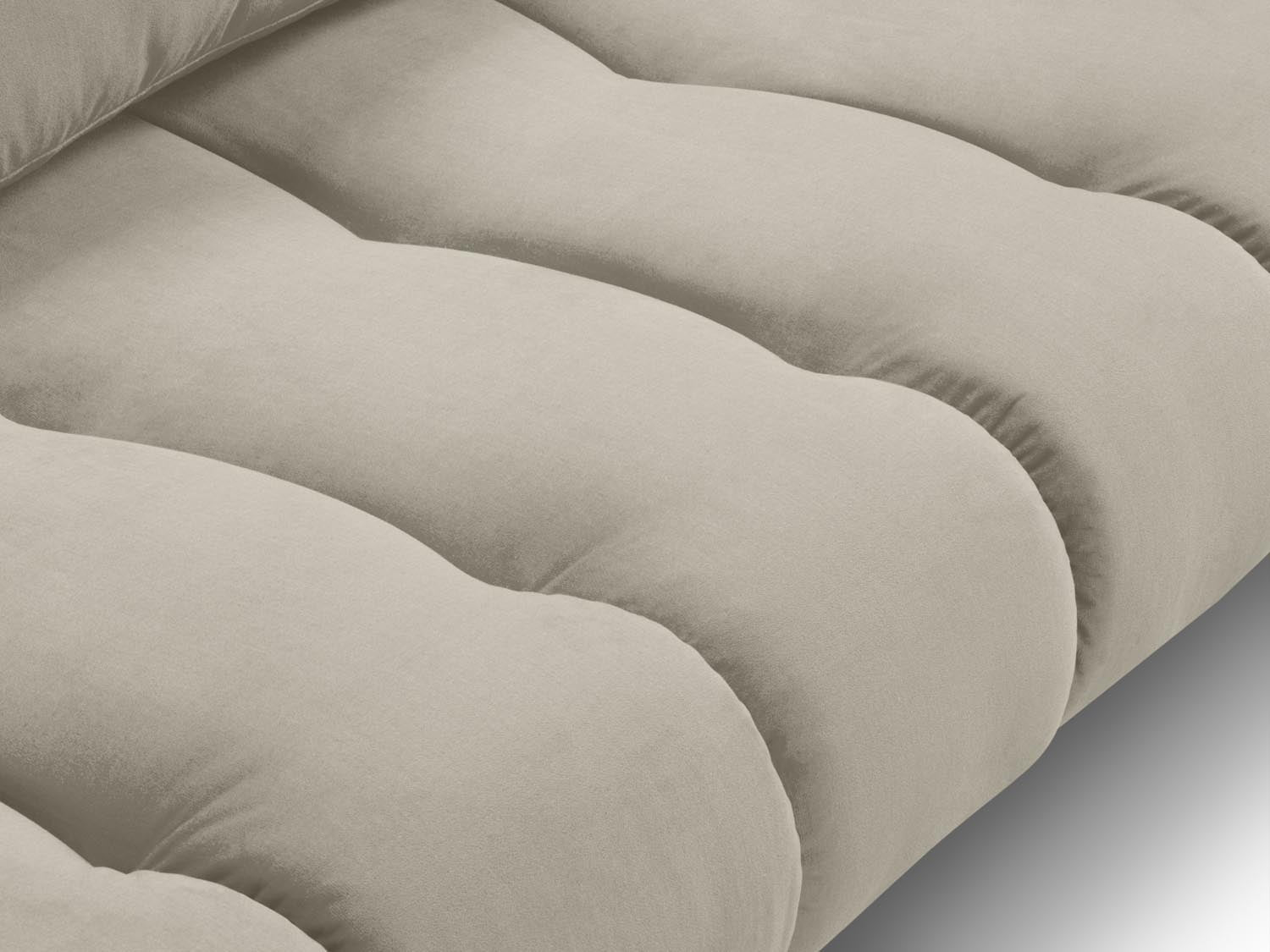 Erleben Sie das stilvolle Hastings Velour links Ecksofa 5 Sitzer von Cosmopolitan Design – ideal für Ihr modernes Wohnzimmer und optimalen Komfort.