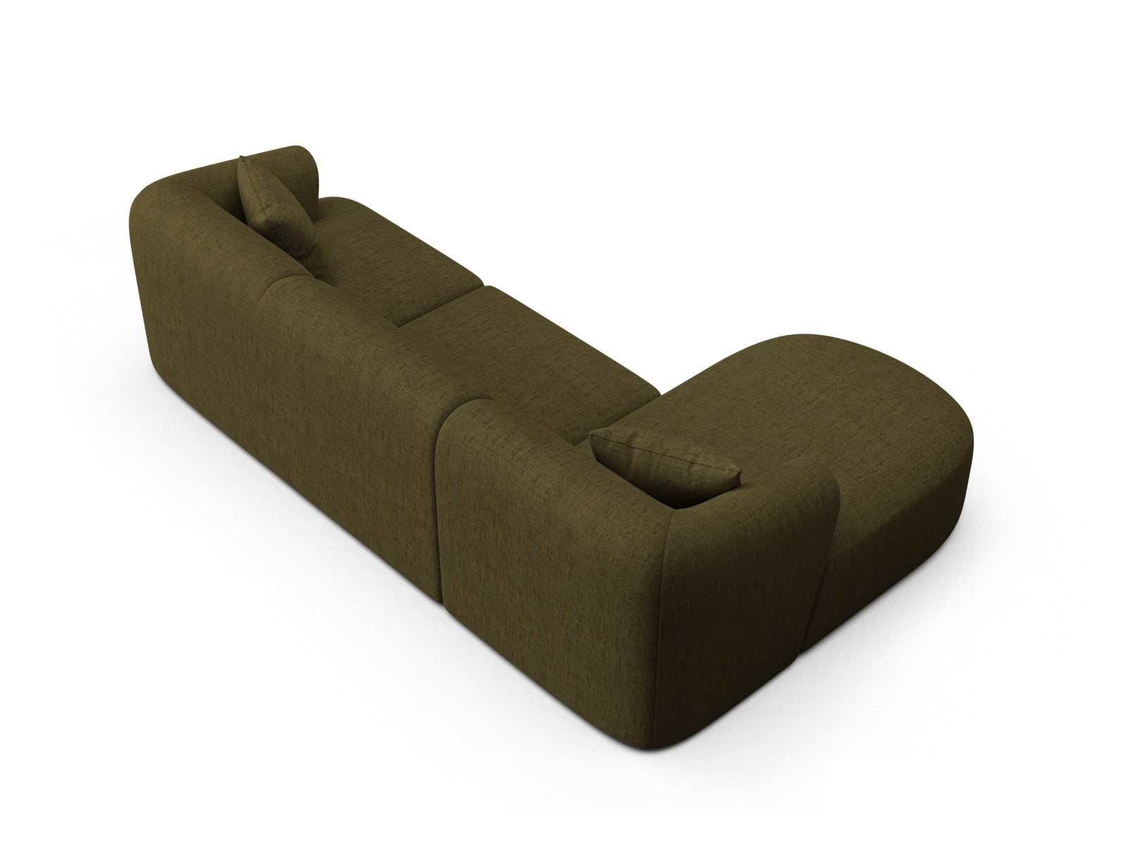 Stylisches 4-Sitzer Ecksofa Campi mit linker Ecke, perfekt für entspannte Abende und modernes Wohnen, erhältlich bei Cosmopolitan Design.