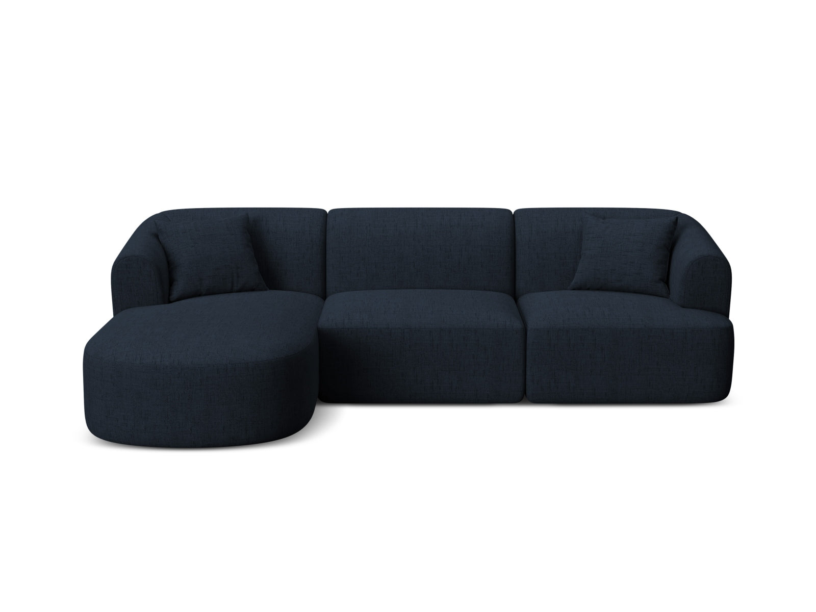 4-Sitzer Ecksofa links modular Campi in Royal Blue-Moly präsentiert im Onlineshop von KAQTU Design AG. Ecksofa links ist von Cosmopolitan Design