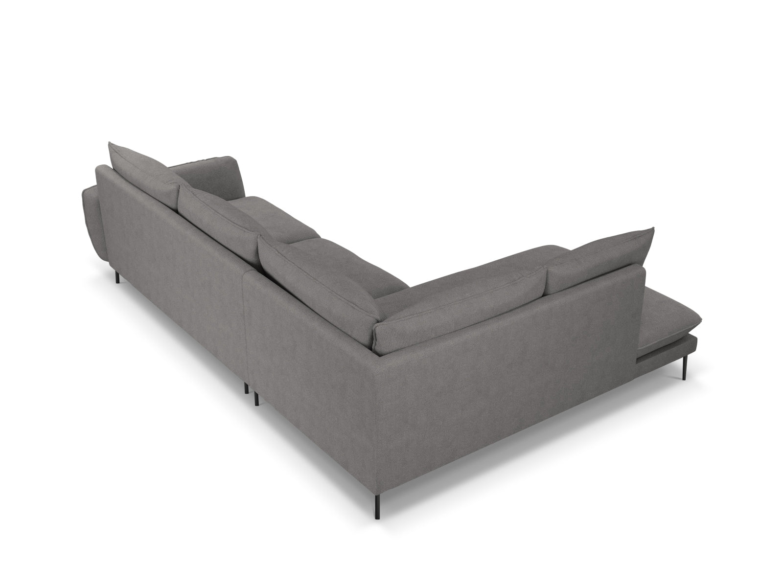 Erleben Sie das stilvolle Vienna Ecksofa links 6 Sitzer 185cm von Cosmopolitan Design – Komfort und Eleganz für Ihr Zuhause!