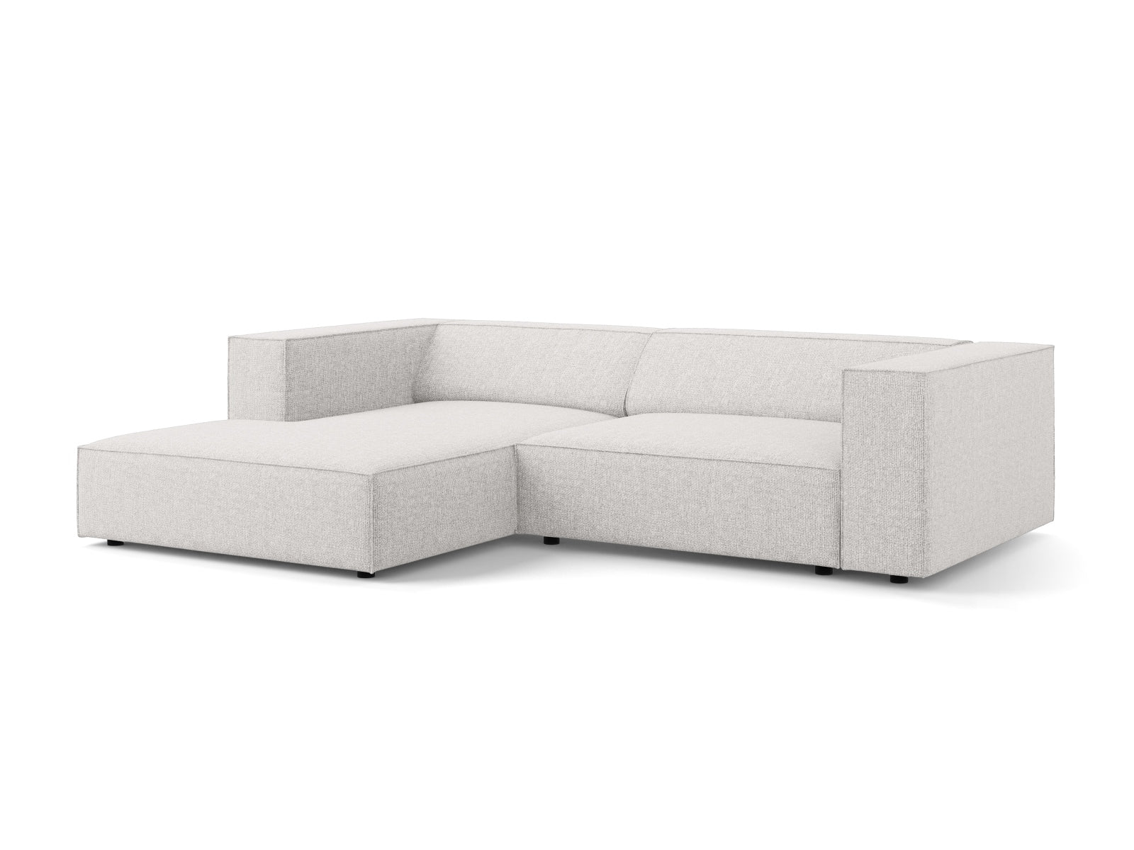 Erleben Sie das stilvolle Arendal Ecksofa links 3-Sitzer von Cosmopolitan Design – ideal für Ihr modernes Wohnzimmer und höchsten Sitzkomfort.