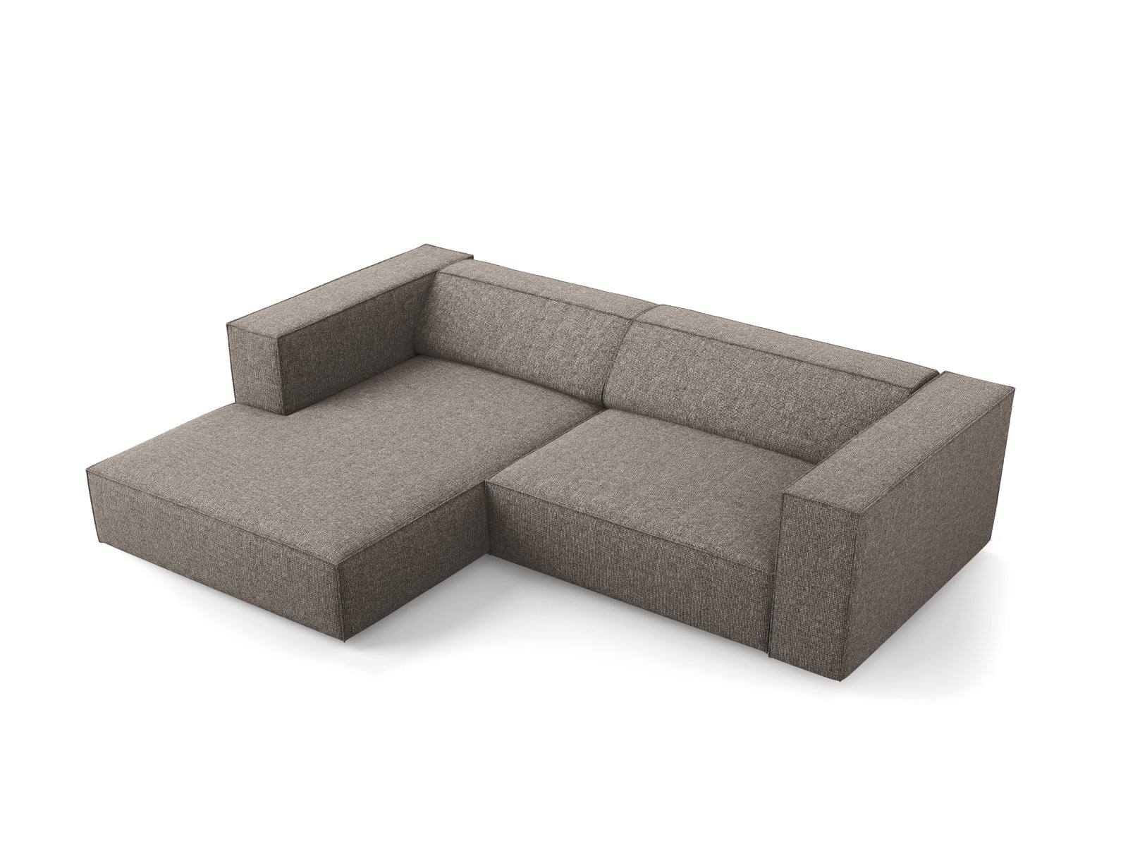 Erleben Sie das stilvolle Arendal Ecksofa links 3-Sitzer von Cosmopolitan Design – ideal für Ihr modernes Wohnzimmer und höchsten Sitzkomfort.