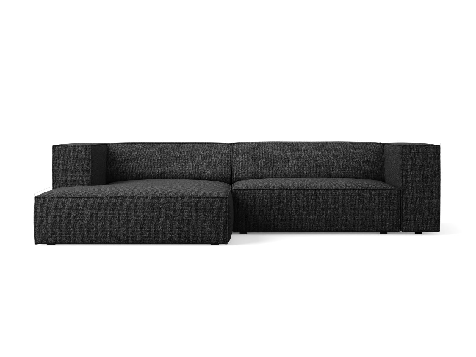 Arendal Ecksofa links 3 Sitzer in Black präsentiert im Onlineshop von KAQTU Design AG. Ecksofa links ist von Cosmopolitan Design