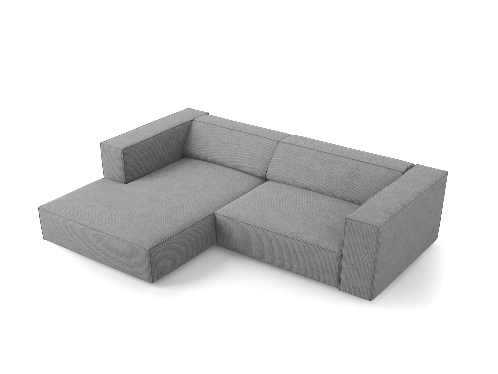Erleben Sie das stilvolle Arendal Ecksofa links 3-Sitzer von Cosmopolitan Design – ideal für Ihr modernes Wohnzimmer und höchsten Sitzkomfort.