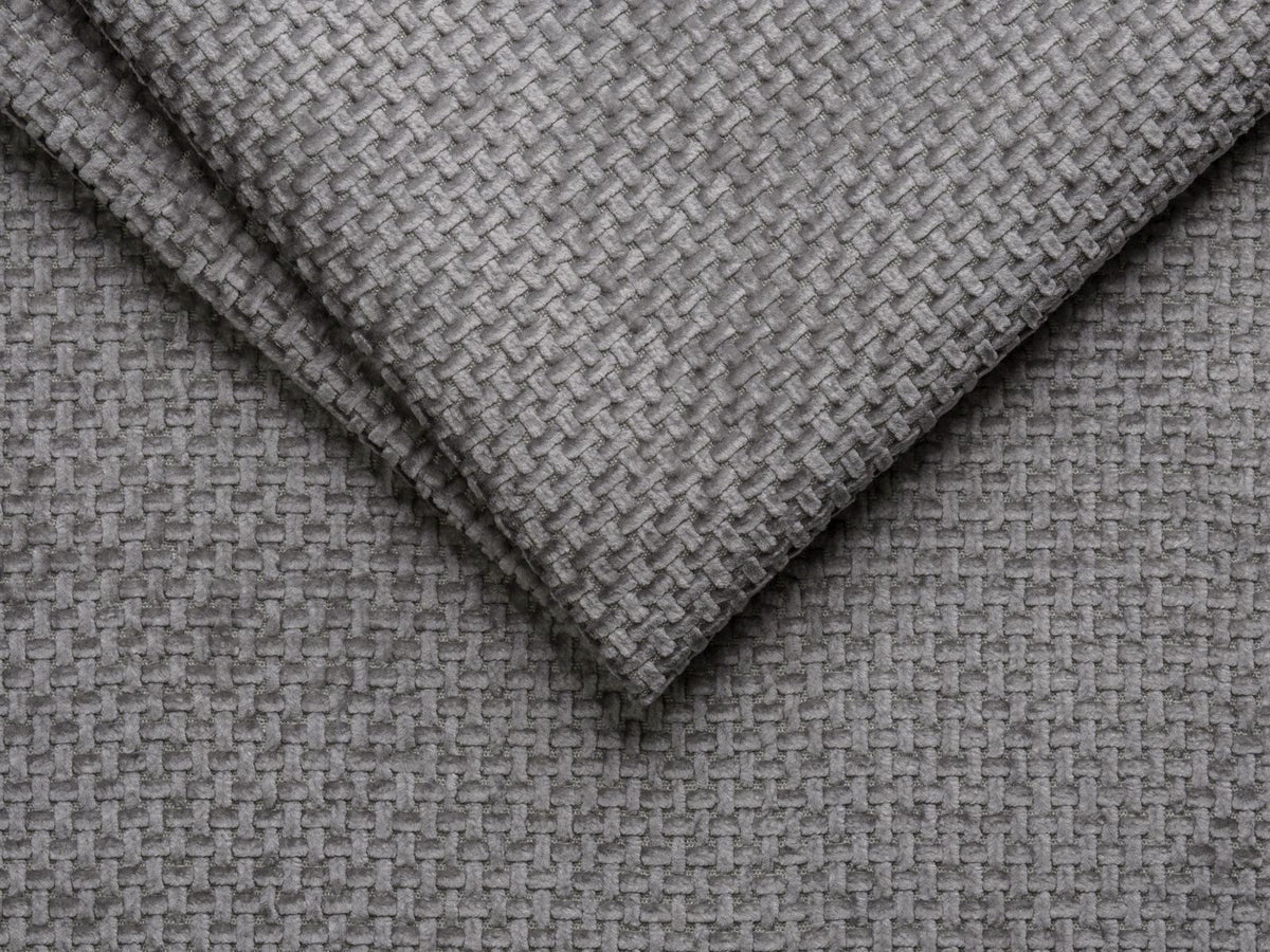 Ecksofa links Chicago in Light Beige-Eden Stoff, Massivholzrahmen mit schwarzen Kunststoffbeinen, Récamiere-Form von Cosmopolitan Design.