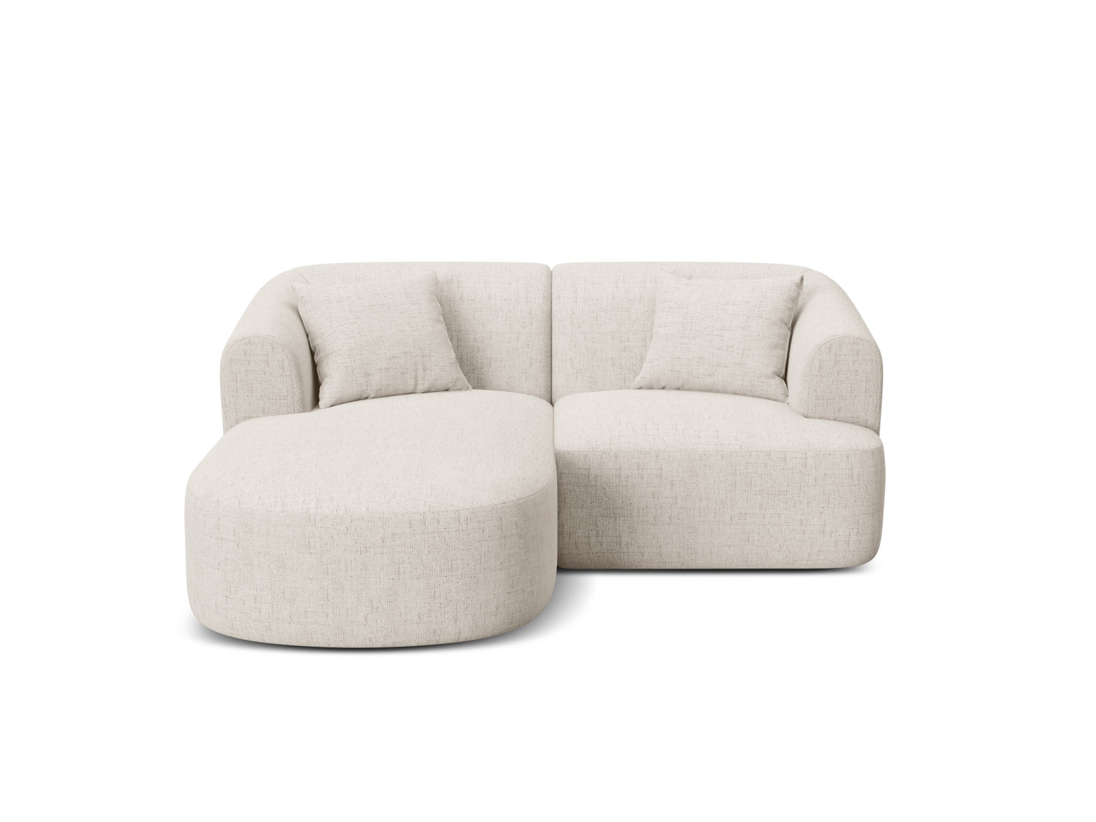 3-Sitzer Ecksofa links modular Campi in Light Beige-Moly präsentiert im Onlineshop von KAQTU Design AG. Ecksofa links ist von Cosmopolitan Design