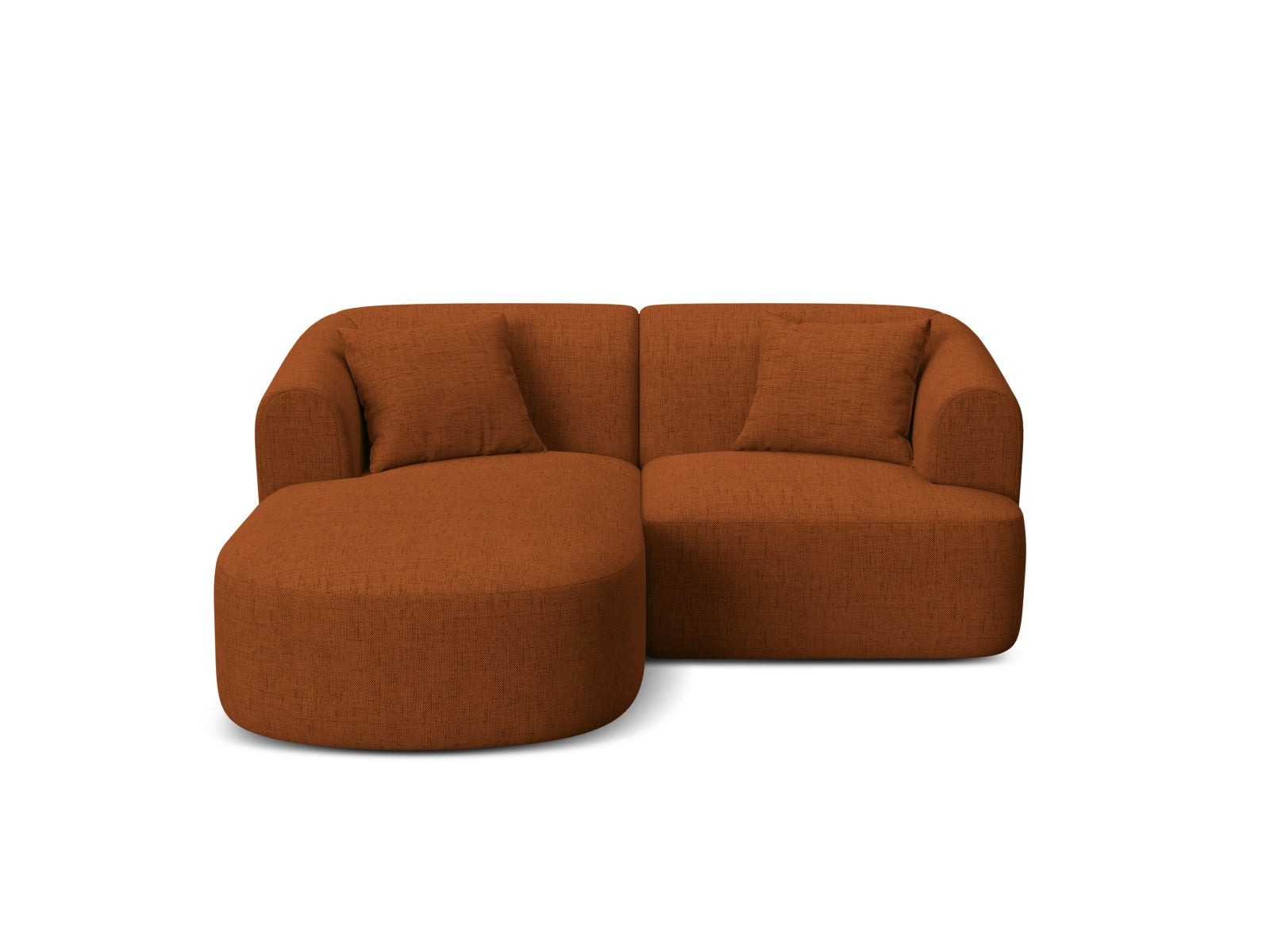 3-Sitzer Ecksofa links modular Campi in Brick-Moly präsentiert im Onlineshop von KAQTU Design AG. Ecksofa links ist von Cosmopolitan Design