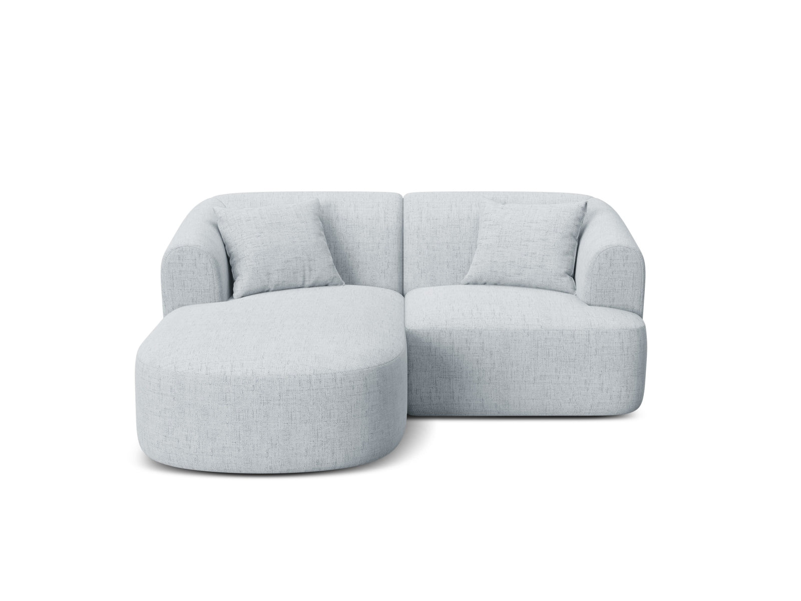 3-Sitzer Ecksofa links modular Campi in Light Grey-Moly präsentiert im Onlineshop von KAQTU Design AG. Ecksofa links ist von Cosmopolitan Design