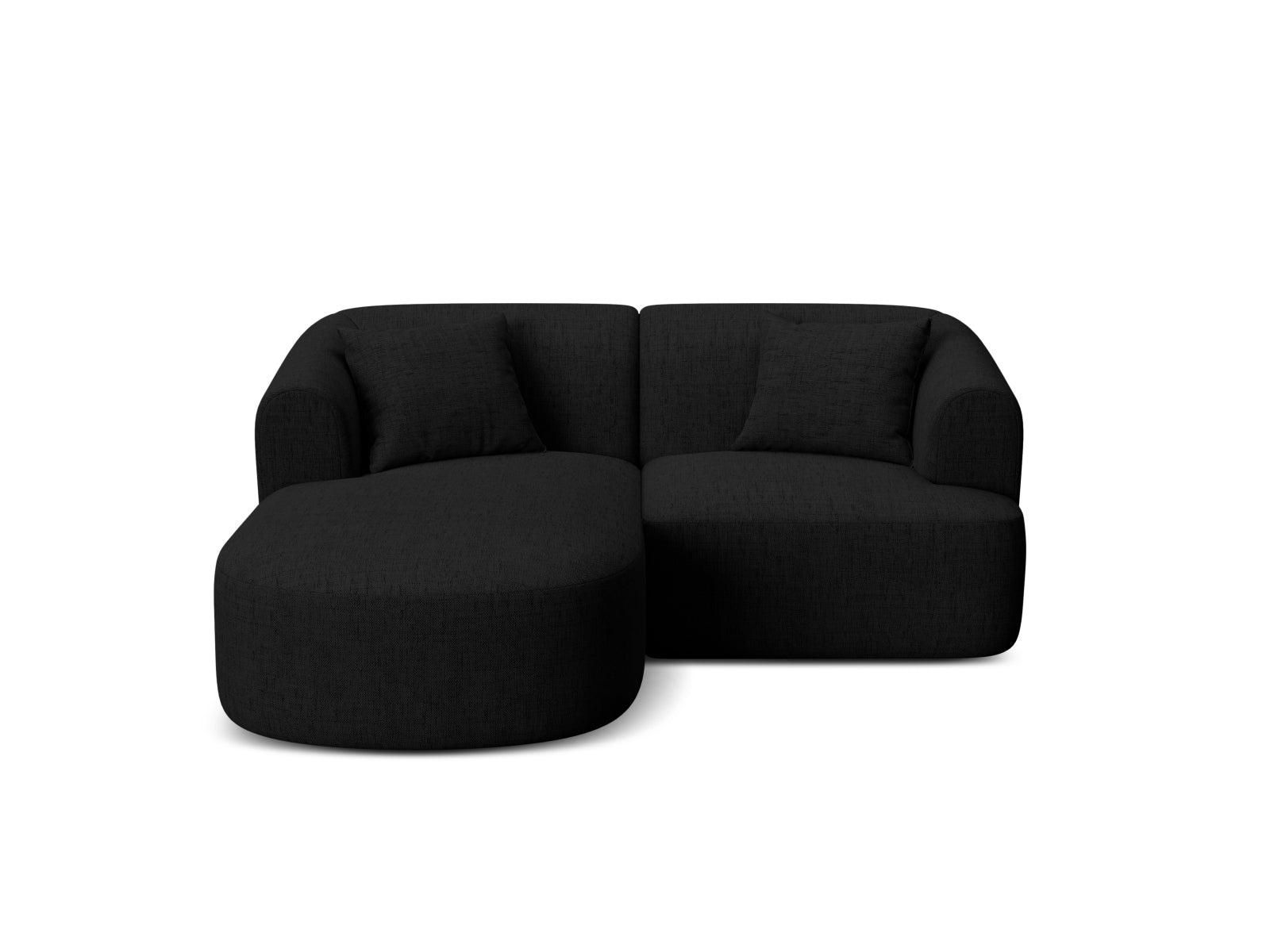 3-Sitzer Ecksofa links modular Campi in Black-Moly präsentiert im Onlineshop von KAQTU Design AG. Ecksofa links ist von Cosmopolitan Design