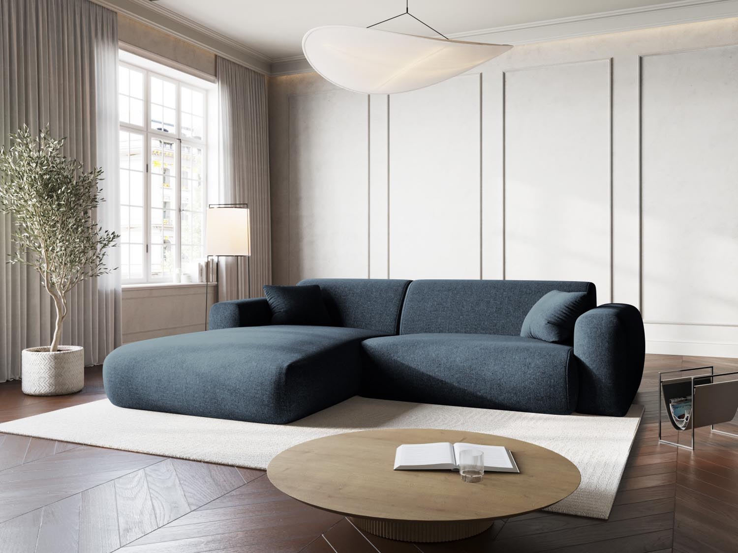 Erleben Sie das Nolio Ecksofa links von Cosmopolitan Design. Dieses 4-Sitzer Sofa (170 cm) bietet modernes Design und höchsten Komfort für Ihr Zuhause.