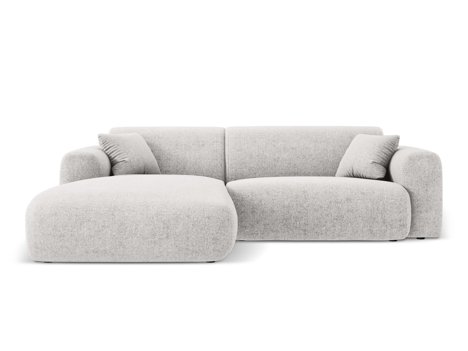 Nolio Ecksofa links 4 Sitzer 170cm in Light Grey präsentiert im Onlineshop von KAQTU Design AG. Ecksofa links ist von Cosmopolitan Design