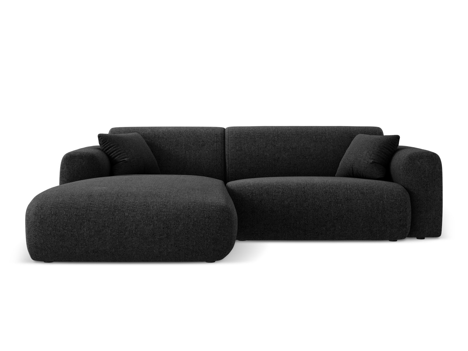 Nolio Ecksofa links 4 Sitzer 170cm in Black präsentiert im Onlineshop von KAQTU Design AG. Ecksofa links ist von Cosmopolitan Design