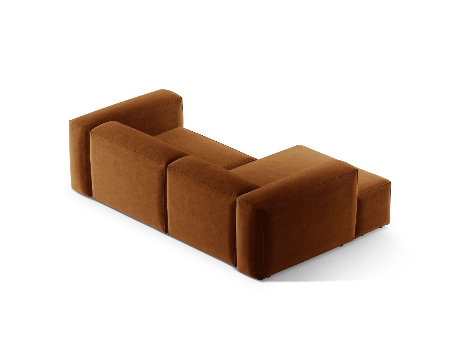 Bergamo Modulares Ecksofa links 2 Sitzer in Brick-Liberty präsentiert im Onlineshop von KAQTU Design AG. Ecksofa links ist von Cosmopolitan Design