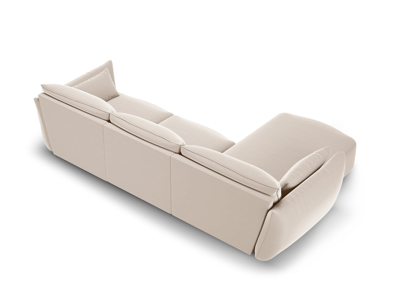 Stylisches 5-Sitzer Ecksofa links Matera von Cosmopolitan Design, perfekt für entspannte Stunden und zeitgemäße Einrichtung.