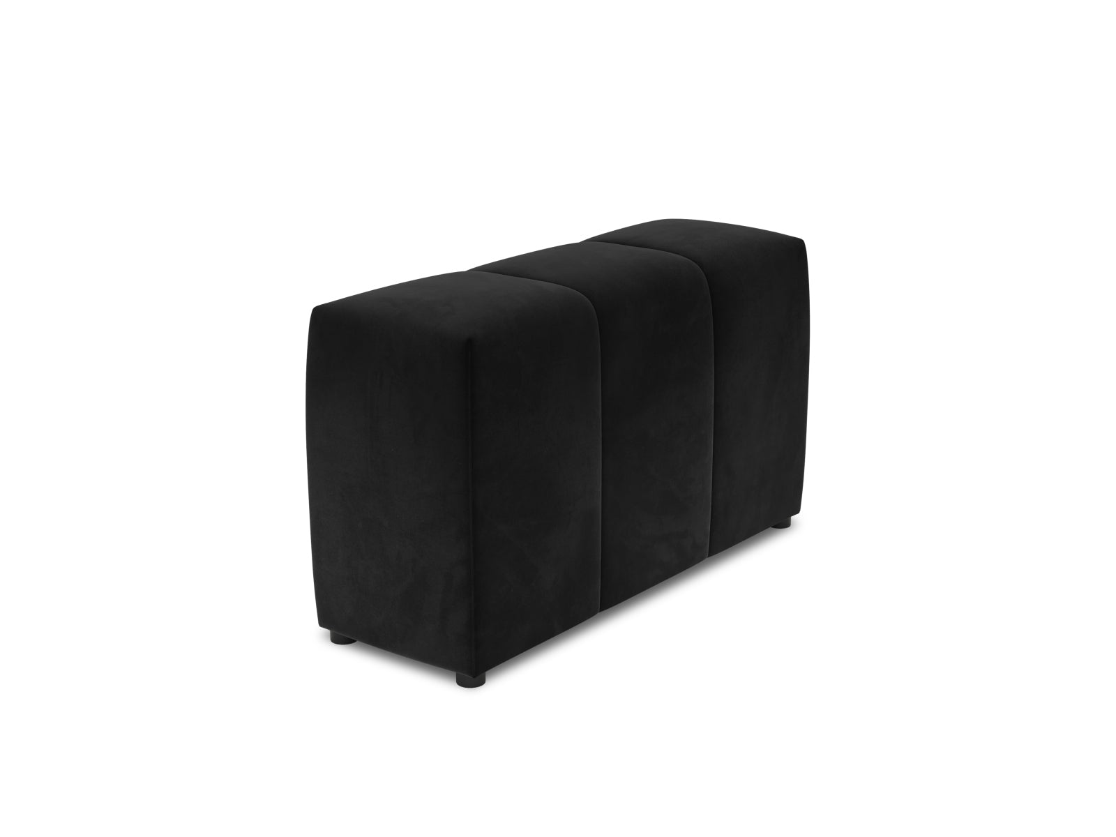 Rome Rücken-Modul 3 in Black-Salvador präsentiert im Onlineshop von KAQTU Design AG. Modulares Sofa ist von Cosmopolitan Design