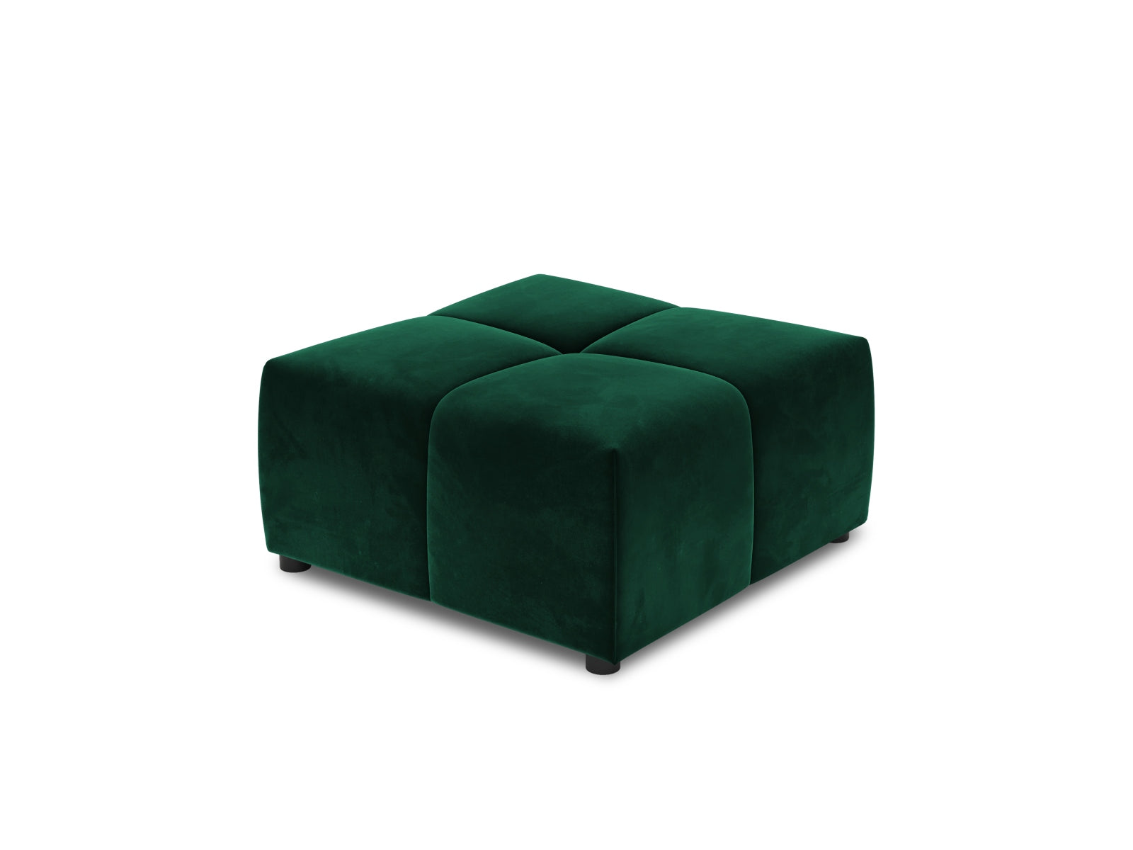 Rome Sitting Module 2x2 1 Sitzer in Bottle Green-Salvador präsentiert im Onlineshop von KAQTU Design AG. Modulares Sofa ist von Cosmopolitan Design