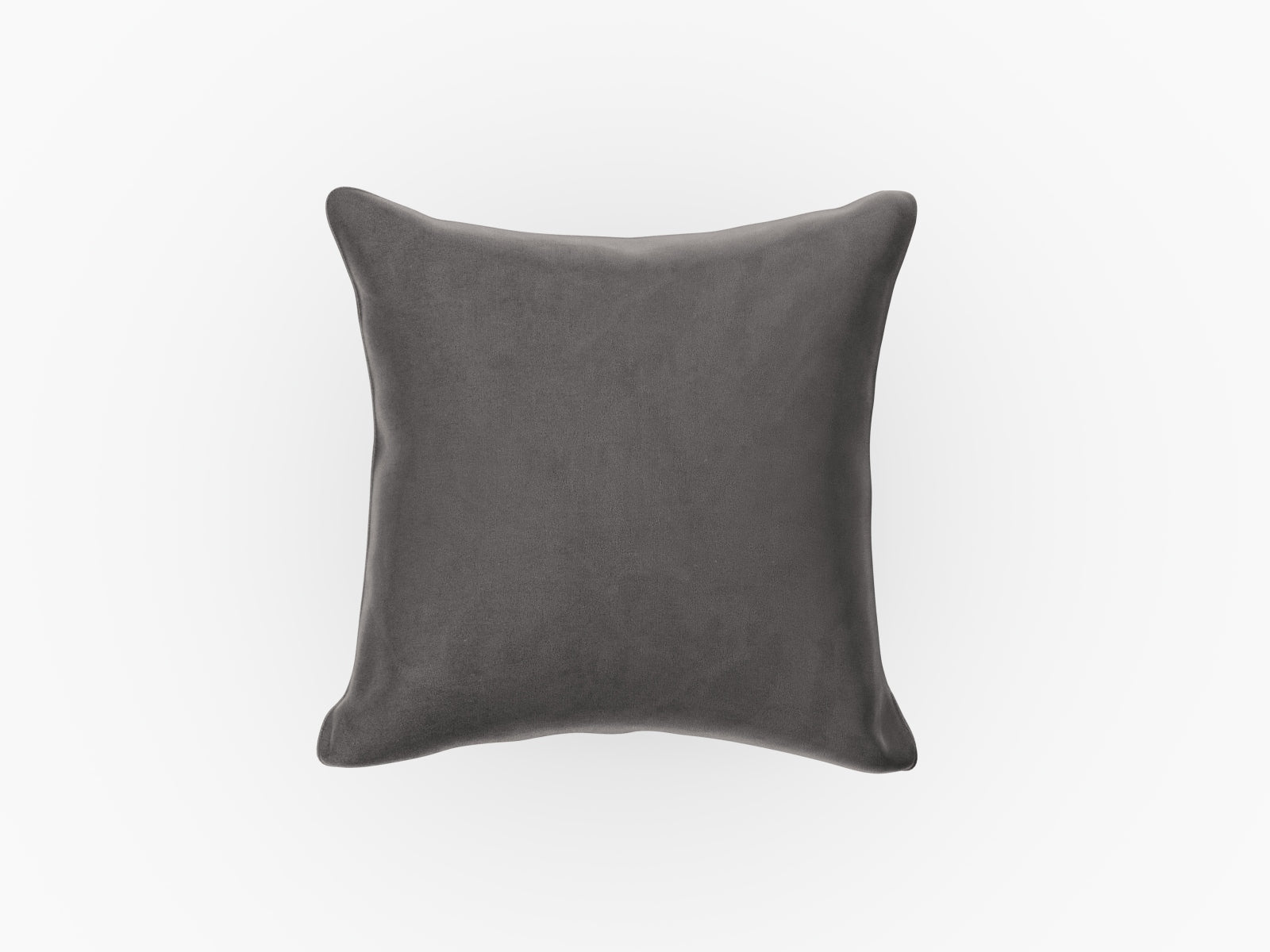 Rome Velour Pillow in Dark Grey präsentiert im Onlineshop von KAQTU Design AG. Deko Kissen ist von Cosmopolitan Design