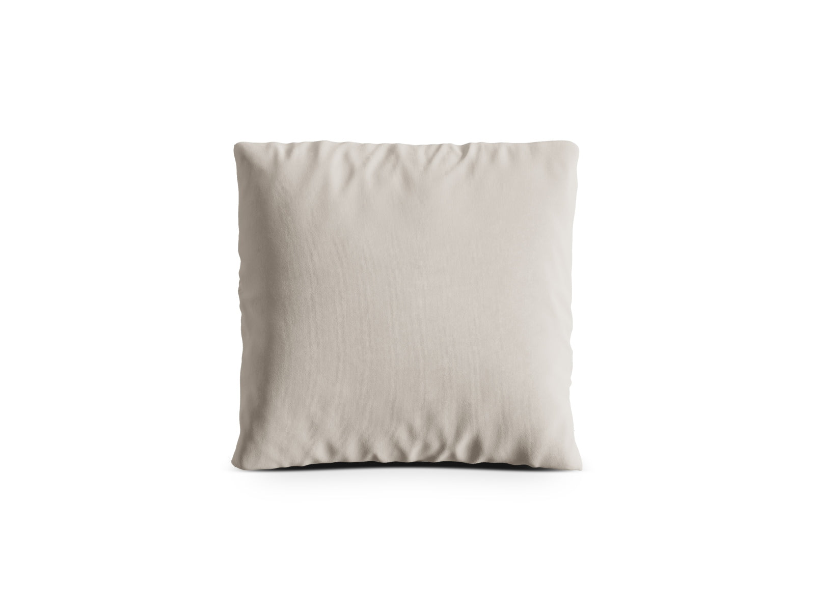 Beige Kemi Velour Kissen von Cosmopolitan Design, stilvolles Deko-Accessoire für jeden Raum, bietet Komfort und Eleganz.