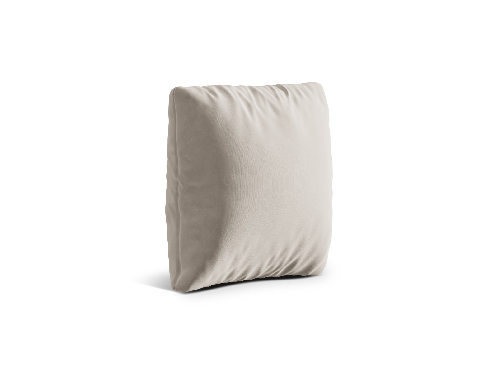 Elegantes Kemi Velour Kissen in Beige von Cosmopolitan Design, perfektes Deko-Element für ein gemütliches Ambiente und stilvolle Akzente.