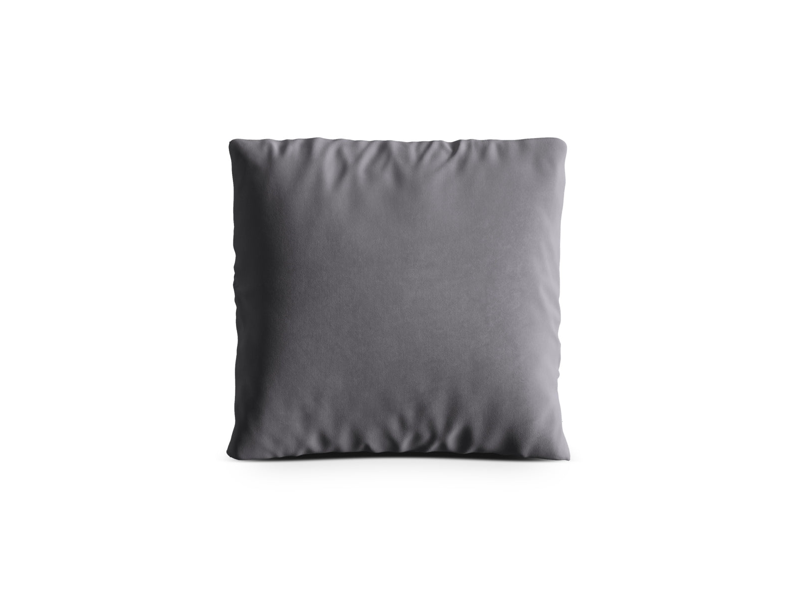 Elegantes Kemi Velour Kissen in tiefem Grau, ideal für eine stilvolle Wohnraumgestaltung und als gemütliches Deko-Element.