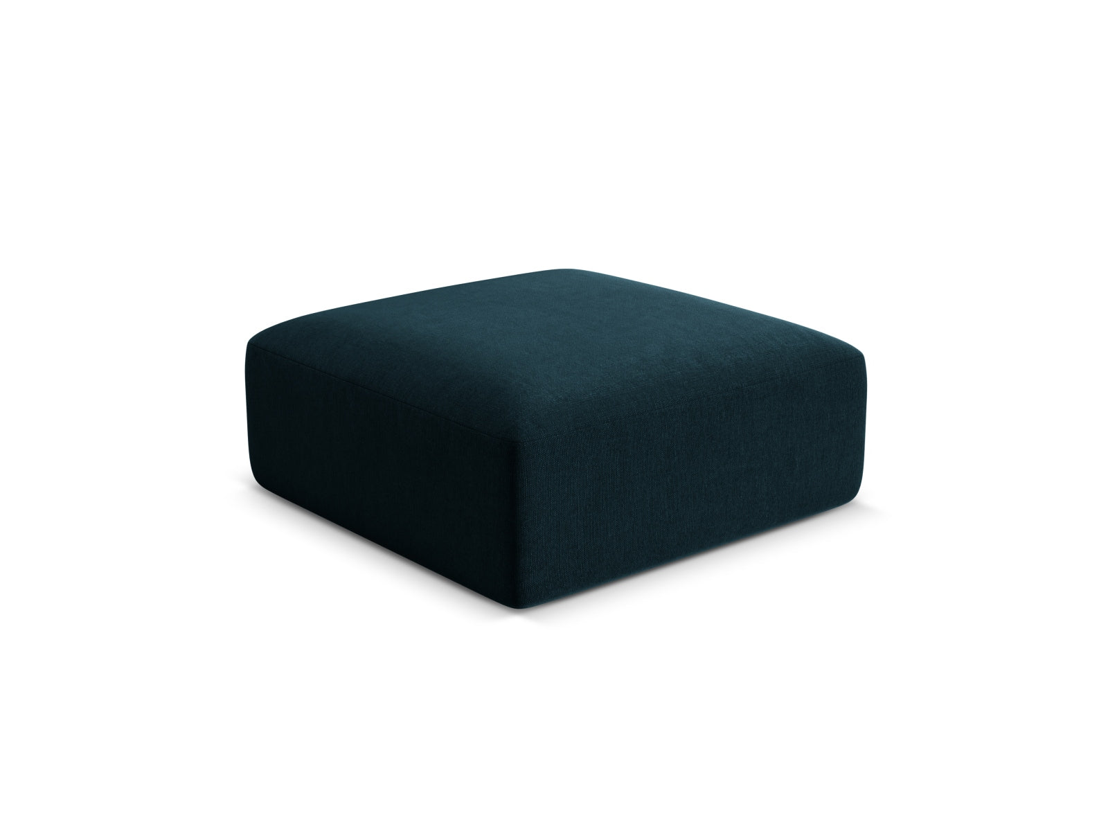 Eleganter 1-Sitzer Pouf Campi in tiefem Petrol, ideal für stilvolle Akzente in jedem Raum. Hochwertiges Design von Cosmopolitan.