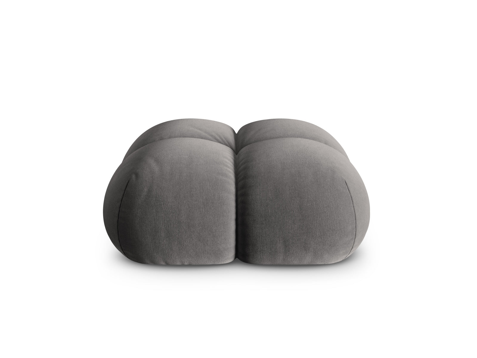 Loretto Velour Pouf 1 Sitz 90cm in Grey präsentiert im Onlineshop von KAQTU Design AG. Pouf ist von Cosmopolitan Design