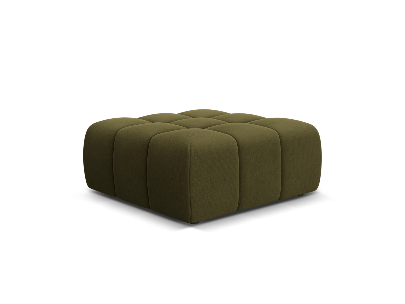 Stylischer 1-Sitzer Pouf Hawaii in lebhaftem Grün, ideal für moderne Wohnräume. Hochwertiges Design von Cosmopolitan Design.
