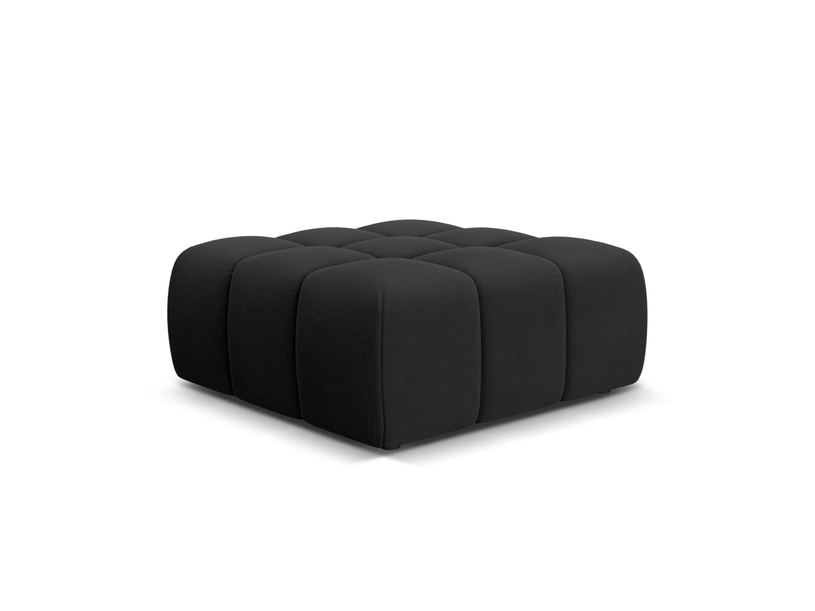 Stylischer 1-Sitzer Pouf Hawaii in elegantem Anthrazit, ideal für moderne Wohnräume. Hochwertiges Design von Cosmopolitan Design.