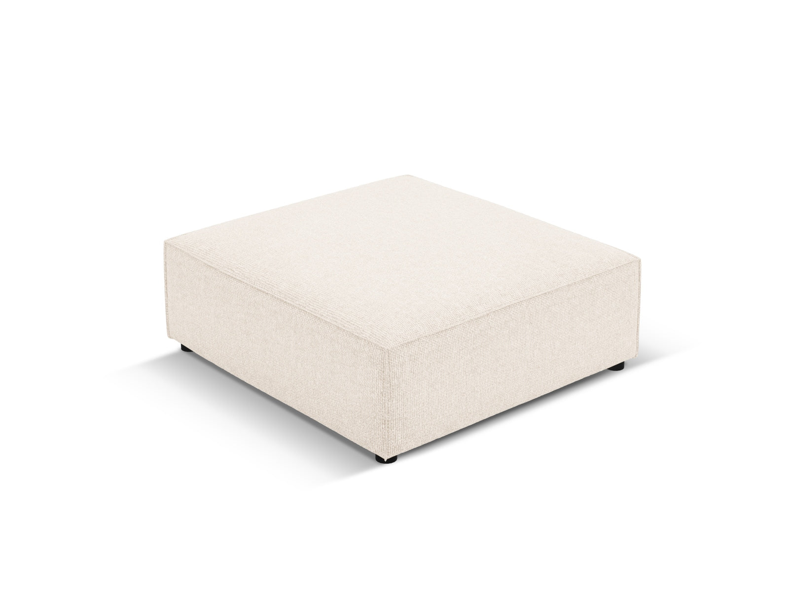 Entdecken Sie den eleganten Arendal Pouf von Cosmopolitan Design – ein vielseitiges Möbelstück, das modernen Stil und zusätzlichen Sitzkomfort vereint.