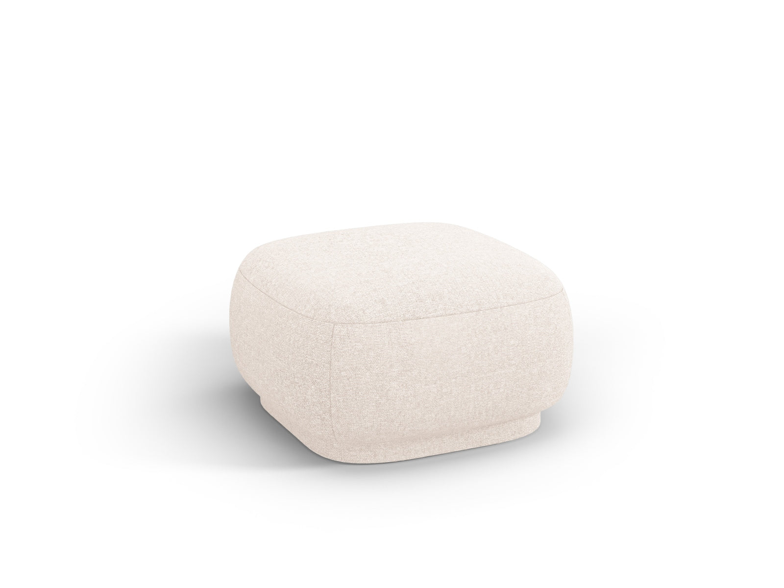 Camden Pouf 1 Sitzer in Light Beige Melange präsentiert im Onlineshop von KAQTU Design AG. Modulares Sofa ist von Cosmopolitan Design