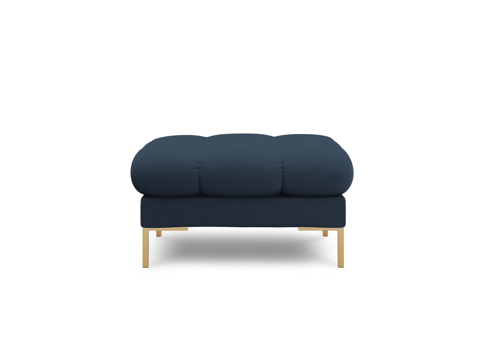 Eleganter 1-Sitzer Pouf Bali in stilvollem Blau, ideal für moderne Wohnräume. Hochwertiges Design von Cosmopolitan Design.