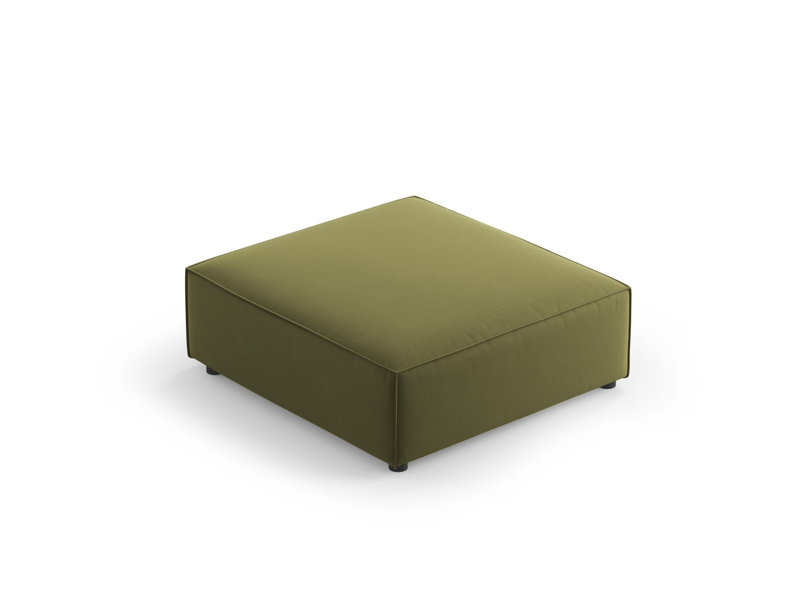 Arendal Velour Pouf 1 Sitz in Light Green präsentiert im Onlineshop von KAQTU Design AG. Pouf ist von Cosmopolitan Design