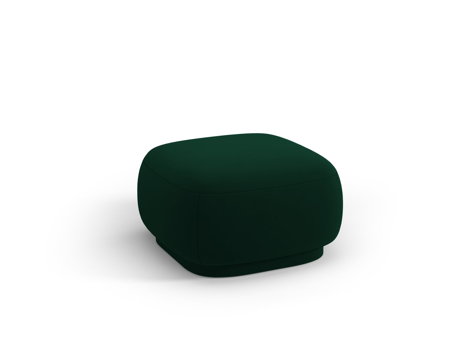 Camden Velour Pouf 1 Sitzer in Bottle Green präsentiert im Onlineshop von KAQTU Design AG. Modulares Sofa ist von Cosmopolitan Design