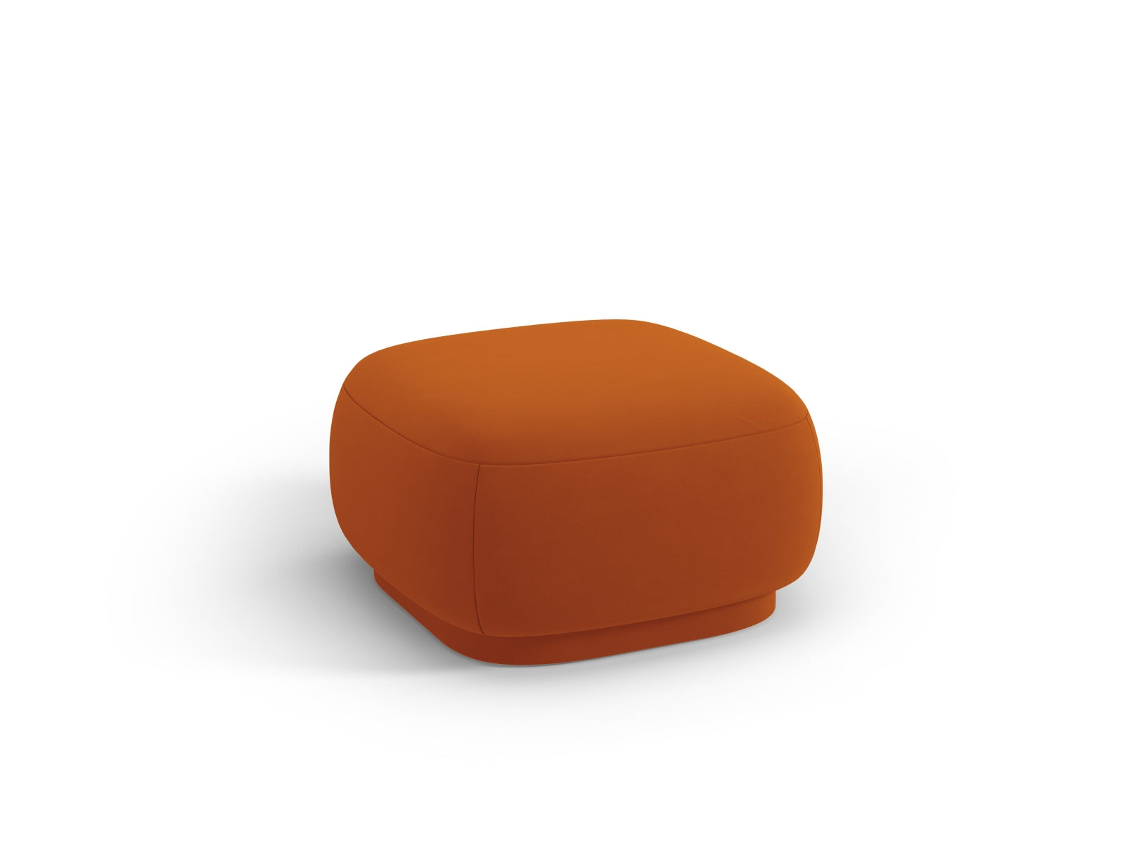 Camden Velour Pouf 1 Sitzer in Terracotta präsentiert im Onlineshop von KAQTU Design AG. Modulares Sofa ist von Cosmopolitan Design