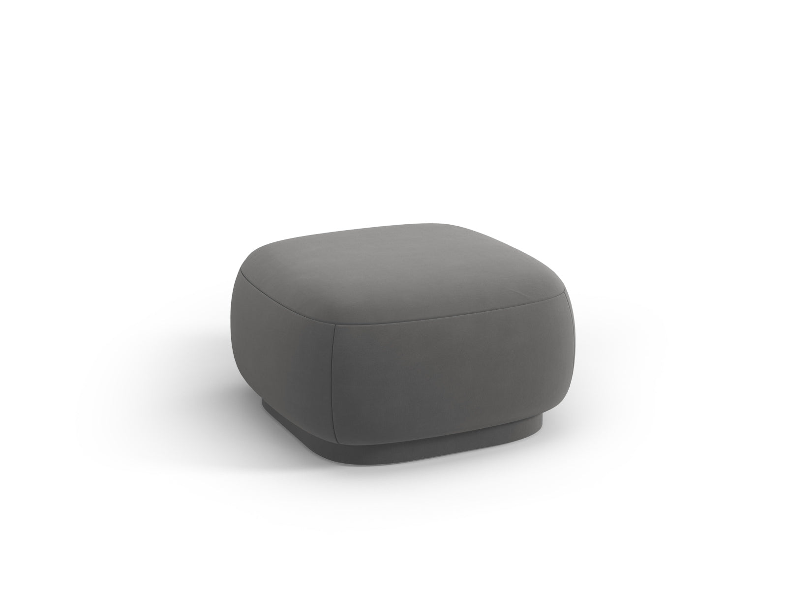 Camden Velour Pouf 1 Sitzer in Warm grey präsentiert im Onlineshop von KAQTU Design AG. Modulares Sofa ist von Cosmopolitan Design